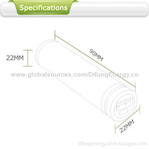 Hot selling brand tube OEM 2200mAh power bank